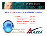 AZZA 810T Series User manual