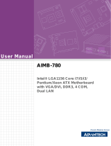 Advantech AIMB-780 User manual