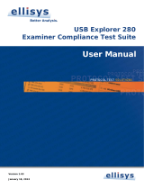 Ellisys USB Explorer 280 User manual