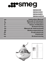 Smeg SBS963P Owner's manual