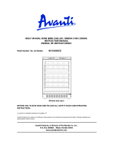 Avanti WCR5404DZD User manual