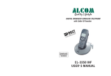 ALcom CL-3350 INF User manual