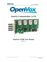 OpenVox G410E User manual