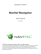 Navitel Navigator 7.5 PDA User manual