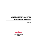 Photron FASTCAM-X1280PCI Series User manual