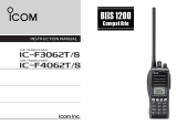 ICOM IC-F3062T S F4062T S Owner's manual