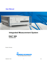 Rohde&Schwarz IMS User manual