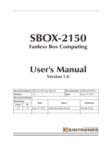 Sintrones SBOX-2150 User manual