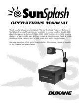 Dukane SunSplash SP4233 User manual