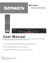 Sonken MP-2000 User manual