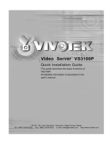 Vivotek VS3100P Video Server Owner's manual