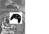 Excalibur VR101 User manual