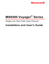 Honeywell VOYAGER MS9520–14 User manual