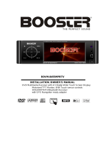 Booster BDVM-8455MPBTV Installation & Owner's Manual