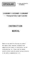Epsolar SS2024R User manual