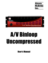 Alcorn Mcbride A/V Binloop Uncompressed User manual