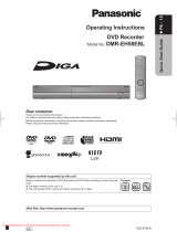 Panasonic Diga DMR-EH59EM Operating Instructions Manual