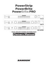Samson PB10PRO Owner's manual