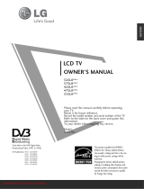 LG Electronics 55sl8*** User manual