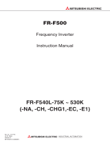 Mitsubishi Electric FR-F500 Series User manual