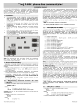 Jablotron JA-80X Installation guide
