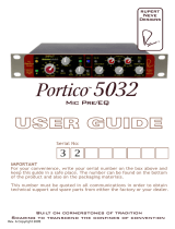 Neve Portico 5032 User manual