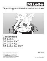 Miele DA 249-4 Operating instructions
