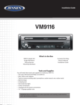 Audiovox VM9116 Installation guide