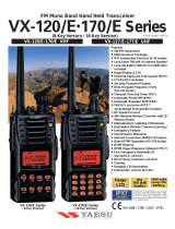 YAESU VX-120 Series Quick start guide