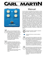 Carl Martin Classic Opto-Compressor User manual