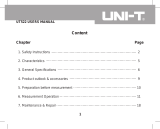 UNI-T UT521 User manual