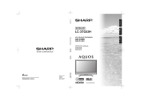 Sharp LC-37GX3H Owner's manual