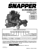 Snapper YZ18425BVE Owner's manual