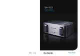 Plinius SA-103 Power Amplifier User manual