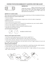 BOW LIGHTING R-1SDT Operating instructions