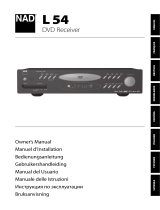 NAD L 54 User manual