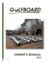 Golfboard CourseBoard Owner's manual