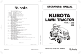 Kubota T2080 Owner's manual
