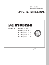 Ryobishi RB-07JW Operating Instructions Manual