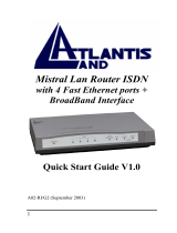 Atlantis Land Mistral A02-RI User manual