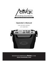 Activox XYC100B-PRO User manual