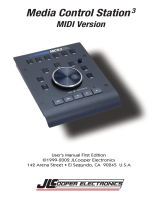 JLCooper MCS3 MIDI User manual