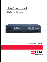 LDA ZES-22 User manual