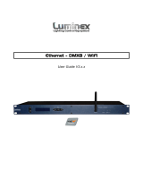 Luminex Ethernet-DMX8 Wifi User manual