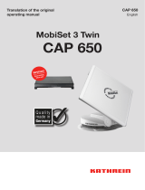 Kathrein CAP 650 - MobiSet 3 Twin Owner's manual