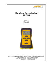 A.S.T. AE 703 User manual