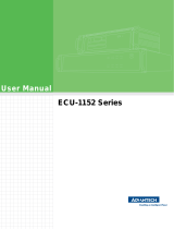Advantech ECU-1152 User manual