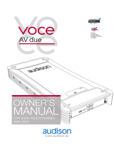 Audison Voce AV due Owner's manual