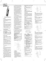 UNI-T UT202A Operating instructions