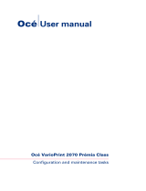 Oce VarioPrint 2070 User manual